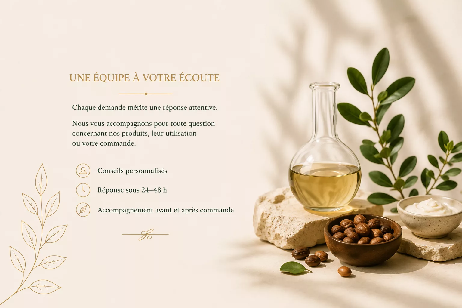 Une équipe à votre écoute